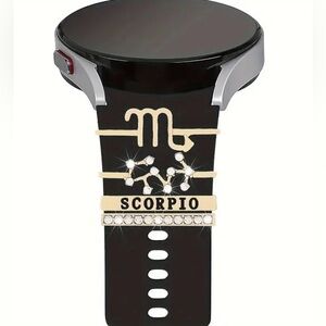 💥SCORPIO…Shimmering 12 Constellation Watchband Ring Loops